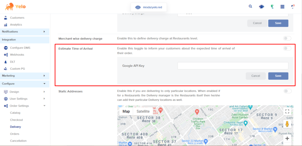 Estimate Time of Arrival(ETA) - Jungleworks Support