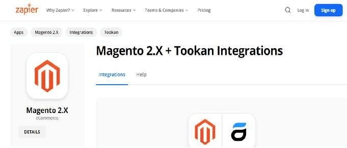 Magento 2.X + Tookan Integration
